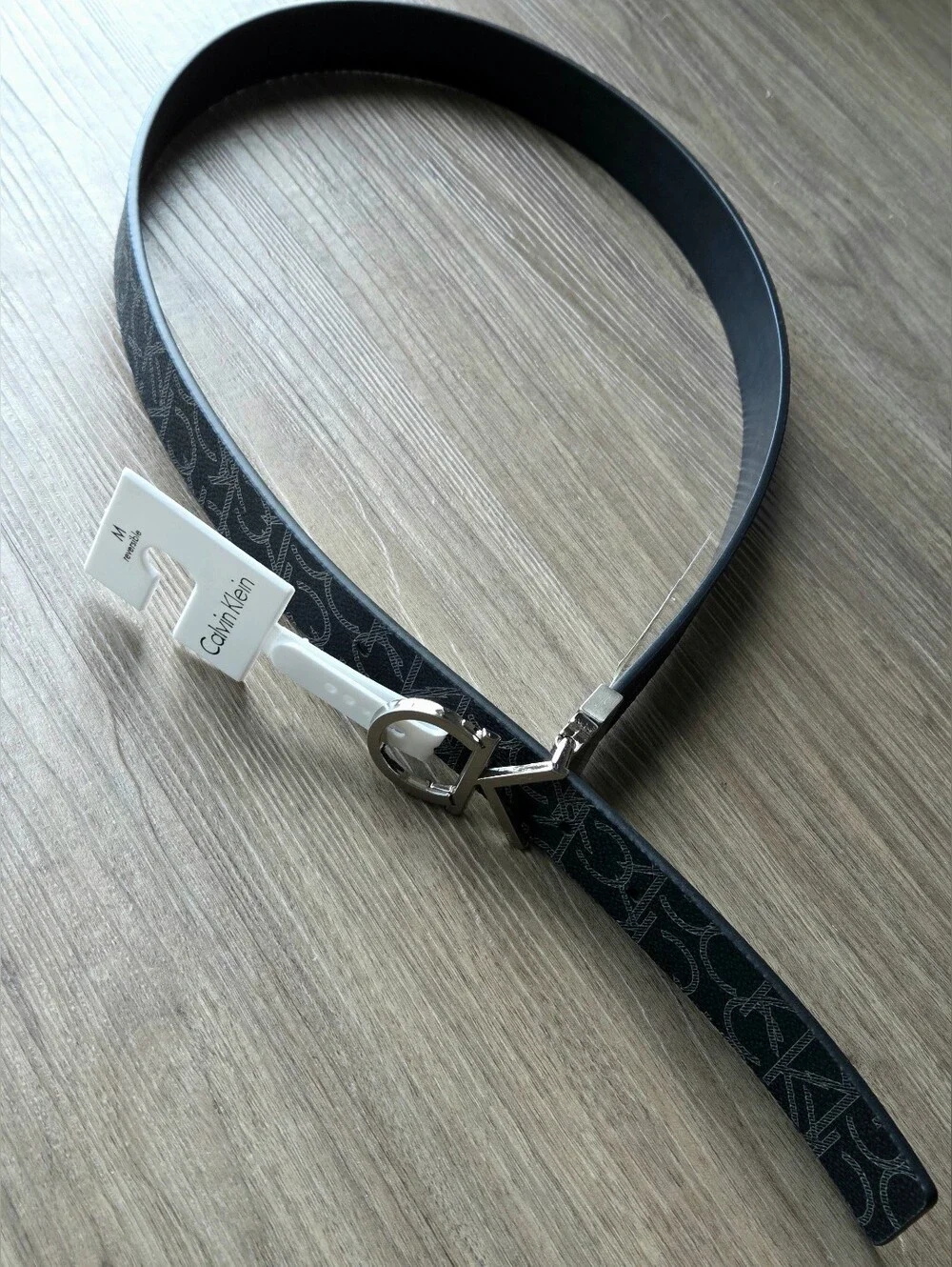 Vintage Calvin Klein Reversible Monogram Belt M Deadstock